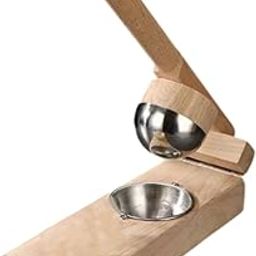 ATORSE Wood Mochi Maker Multifunctional Dough Pressing Tool for Pastry Home Camping Rubber Wood 8CM-picture-18