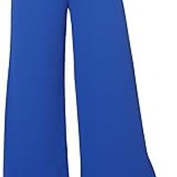 Girls Straight Bottom Solid Short Length Rib Palazzo Pants-image-10