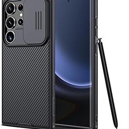 Nillkin Polycarbonate Galaxy S24 Ultra Case,Camshield Pro for Samsung Galaxy S24 Ultra Case with Slide Camera Cover,S24 Ultra 5G Slim Phone Case 2024 6.8'' (Black)-picture-22