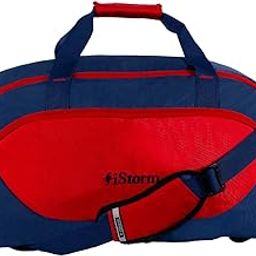 Polyester Travel Duffle (IS-340_Navy Blue & Red)-image-113