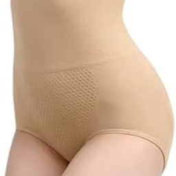 BreatheFit Seamless Shaping Brief – Cotton Comfort High-Waist Underwear for Smoothing (Skin)-image-1