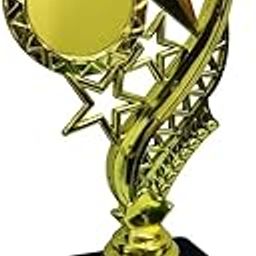 SAI UNIQUE GIFTS Customized Star Trophies with Plastic Base Shield for Winners Party Celebrations Ceremony Appreciation Gift Trophy Award for School Sport Academy for Teachers and Students-picture-20