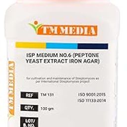 TM MEDIA - ISP MEDIUM NO.6 (PEPTONE YEAST EXTRACT IRON AGAR) (100 gm)-30
