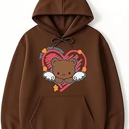 ericia Hoodie Sweatshirt for Women Men Casual Stylish Latest Brown Lavender Maroon Pink Beige Black Under 399 499 winterwear sasta kapda Winter Sweatshirt Hoody-picture-35