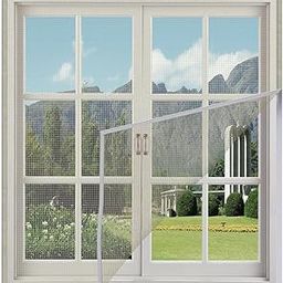 ARESTAL (60x60 inch)-5x5 Ft (Pack 1), Colour Black, Pre-Stitched, Windows Mosquito Net, Insect Net Adhesive with Hook and Loop for Window Frame,Wooden Frame| Highly Durable and Safe-10