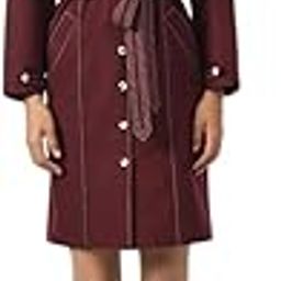 Maroon Trench Coat-image-88