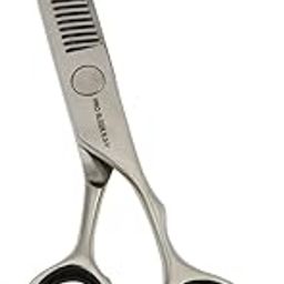 FOLELLO - Professional Hair Cutting Thinning Scissors - Stainless Steel - Barber Hair Cutting Trimming Razor Edge Teeth Blending Scissor 6" (32 TOOTH) - Adjustment Ball bearing Screw-42