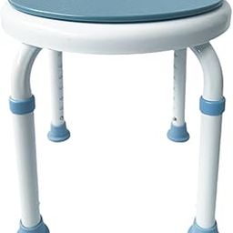 bnf® Rotating Shower Chair Alloy Frame Shower Stool for Living Room Hotel Bedside White Health & Beauty | Medical, Mobility & Disability | Mobility Furniture & Fixtures | Shower & Bath Seats-image-99