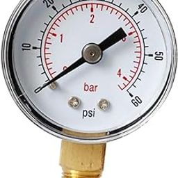 Luzhengyang Atmospheric Pressure Measurement Water Pressure Meter 0 60PSI 0 4Bar-17