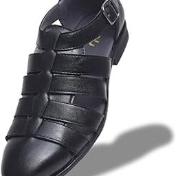 WW-Roman Men Faux Leather Ethnic Sandal-image-44