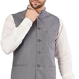 Mens Polyester Cotton Nehru Jacket-picture-54