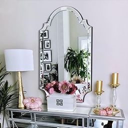 BUNGALOW MERCER Arch Wall Mirror – Arched Decorative Mirror for Living Room, Bedroom & Entryway – Elegant Modern Frame for Home Décor 22x34inch-image-18