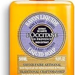 L'Occitane Dry Skin Shea Hands & Body Lavender Liquid Soap, 500ml-image-48