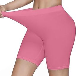 KYDA® Women's Anti Bacterial Cycling Shorts, Under Skirt Biker Shorts, High waist Stretchable Yoga Shorts & Gym Workout Skin Fit Shorties-image-46