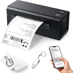 BRONTIX Bluetooth Thermal Printer 4x6 inch Label for Business | Bluetooth inkless Printer | | 203 DPI | Barcode Printer Machine | Label Printer Machine-image-36