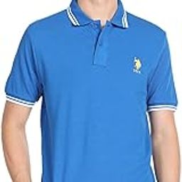 Men's Tipped Collar Pure Cotton Slim Fit Polo Shirt-18