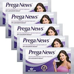 Prega News Test Kit | One Step Urine Hcg Pregnancy Test Kit Device | 99% Accurate Results In 5 Mins | Indias No 1 Pregnancy Kit | Pack Of 5 Kits.-image-79