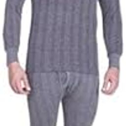 Men's Thermal Set | Skin Friendly with Superior Heat Retention | Slim Fit Solid Alpine IntelliHeat Thermal Vest-image-23