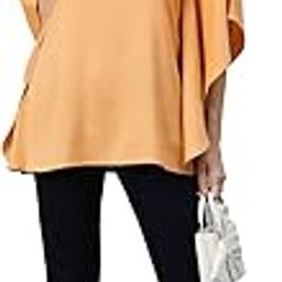 Orange Kimono Sleeve Kaftan Top-picture-55