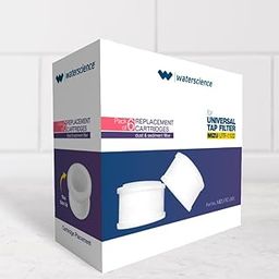 Waterscience Kitchen Tap Filter Replacement Cartridge (Pack Of 6) For Mud, Sand & Sediments - White-19