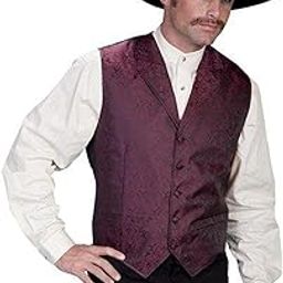 Rangewear Men's Rangewear Paisley Button Vest - Rw093 Pur-image-66