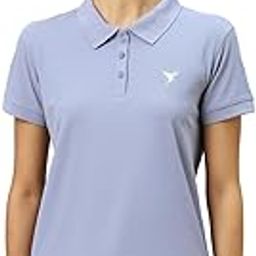 Womens Polyester Slim Fit Solid Half Sleeve Polo Matpiq T-Shirt with Techno Dry, Anti Static for Regular Use-image-50