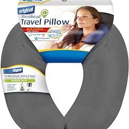 Cloudz Microbead Travel Neck Pillow - Grey-image-22