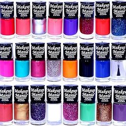 Makeup Mania Nail Polish Set of 24 Pcs, Nail Paint of 6ml each x 24 Pcs, MultiColor Set 86-87 (Combo of 24 Pcs)-1
