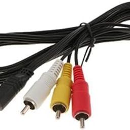 Club Bollywood® 3xAV A/V TV Audio Video Cable for DCR-IP5/e DCR-PC55/e PC55w DCR-HC1000/e|Cameras & Photo | Camera & Photo Accessories | Cables & Adapters-image-32