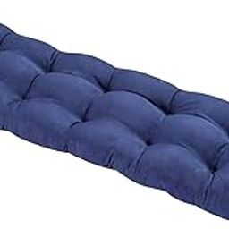 MERISHOPP™ Bench Swing Chair Cushion Seat Pad Garden Furniture Outdoor Navy Blue-image-41