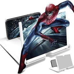 3D Screen Magnifier Amplifier, HD Amplifier Projector | for Movies, Videos and Games | Foldable Phone Stand with Screen Amplifier | All Smartphones-picture-11