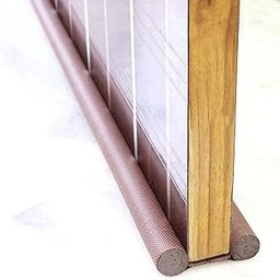 Door Bottom Sealing Strip Door Seal Draft Guard/Gap Sealer for Insects, Dust/Water Proof Guard for Energy Saving, Noise Cancellation and Cooling (Size-39 inch) Prime Pack of 3-image-8
