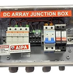 ASPA Solar DCDB 4 in 1 out 500V 63A MCB 600V SPD AJB DC Array Junction Distribution Box-7