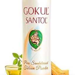 Gokul Santol Pure Sandalwood Talcum Powder | 300g | Long-Lasting Soothing Fragrance | Natural Sweat & Oil Absorption | Refreshing & Healthy Glowing Complexion-48