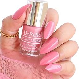 DeBelle Gel Nail Polish Lacquer Plush Paula (Suede Pink Mauve), 6ml | Non UV - Gel Finish | Seaweed Enriched Formula | Long Lasting Nail Paint | Cruelty & Toxic | Crème-image-6