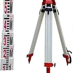 Hancrafty Aluminum Levelling Staff 5 Meter 4 Fold and Free Cover with Auto Level Tripod Stand-picture-12