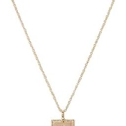 Women's Gold Plated Pendant with Long Chain | Square Pendant with Floral Pattern | Lightweight Stylish Fashion Jewelry | Everyday Wear Chain for Womens and Girls (Gold)-image-19