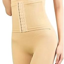 Tummy Tucker Shapewear for Women/Girls, Seamless High Waist Belly Retraction Pants with Steel Bone Anti Curling Body&Hip Shaper, Curling Body | Slim Waist-Thigh, Skin-(M,XL,L)-image-31