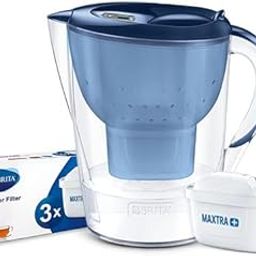 Combo pack of BRITA Marella XL Water Filter Jug 3.5L Blue & 3pc + 1pc free MAXTRA+Refill Cartridge|Powerful Filtration with MicroFlow Technology | Activated Micro Carbon Pearls for Fresh & Tasty Water-image-39