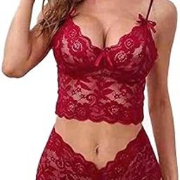 Present Special Babydoll Bikini Set| Non-Padded Bra & Panty |Nightwear/Couples Honeymoon/First Night/Anniversary for Women-image-20