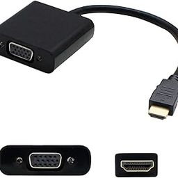 AddOn 8in HP H4F02UT#ABA Compatible HDMI Male to VGA Female Black Active Adapter Cable-image-30