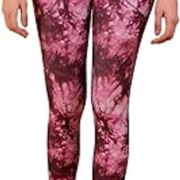 Women's Dry Fit Side Camo Print Leggings – Athletic Yoga Tights for Exercise, Workout & Sports, Green Camo-picture-13