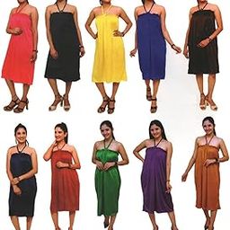 AVNISH Women's Reusable Cotton & Polyester Gown for Facial Waxing Spa Body Massage Parlour Facial Gown Makeup Gown for Beauty Parlor, Salon, Spa & Personal Home use Free Size (Multicolor)-image-45