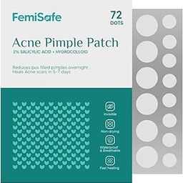 Acne Pimple Patch: 72 Invisible, Waterproof Hydrocolloid Patches with 2% Salicylic Acid for Overnight Pus Reduction - Effective Spot Treatment for Active Surface Acne for Men & Women-3