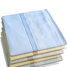 Handkerchiefs for Men & Women | Soft, Absorbent & Reusable white rumal-12pc/dfd-image-94