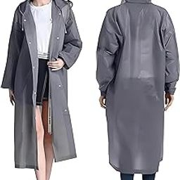 DECODIY Waterproof Unisex Rain Coat for Men Waterproof Raincoat With Hood, Reusable, Lightweight & Durable Rain Poncho Full Sleeves-image-109