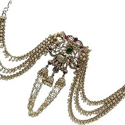 KGR Splash Elephant & peacock Design Swing Jada Billa with Maatil-30