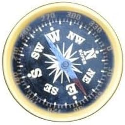 JMM Brass Magnetic Needle Pocket Compass Device with Hook Aluminium Flat Compass 1.5 inches-picture-14