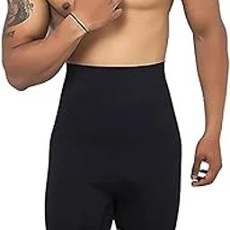 Men High Waist Abdomen Control Panties Underwear Double Layers Beer Belly Abdomen Girdle Fitnes Shape Wear-15