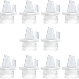 10 PCS Duckbill Valve Breast Pump, Hand Breast Pump Accessories Duckbill Valve Compatible with Many Breast Pumps for Preventing Backflow and Clean Pumping Experience-image-2
